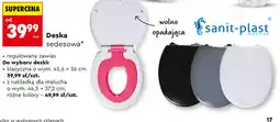 Biedronka Deska sedesowa wolnoopadająca Sanit-plast oferta