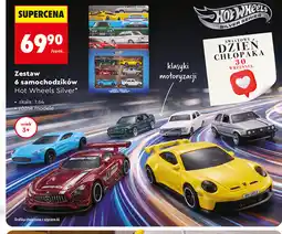 Biedronka Zestaw 6 samochodzików Hot Wheels Silver oferta