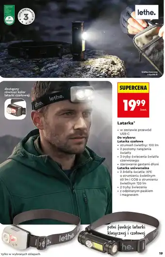 Latarka czołowa lethe