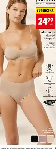 Biedronka Biustonosz damski Pompea oferta