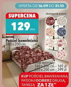 Biedronka Pościel bawełniana Pation oferta