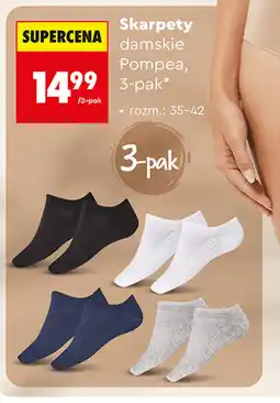 Biedronka Skarpety damskie Pompea, 3-pak oferta