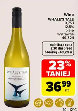 Carrefour Market Wino whale's tale oferta