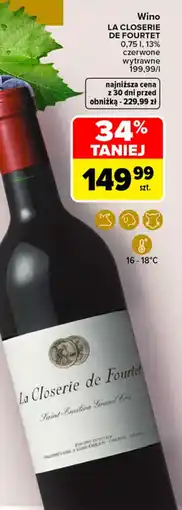 Carrefour Market Wino La closerie de fourtet oferta
