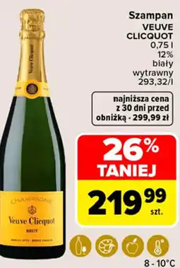 Carrefour Market Szampan veuve clicquot oferta