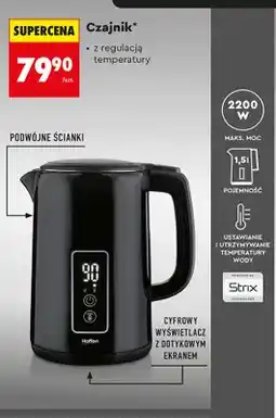 Biedronka Czajnik z regulacją temperatury Hoffen oferta