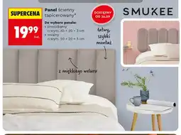 Biedronka Panel ścienny tapicerowany owalny 50x20x3 cm Smukee oferta