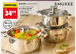 Biedronka Garnek z pokrywką ze stali nierdzewnej 3 l Smukee oferta