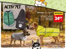 Biedronka Ubranko dla pupila w rozm. XS-M Activ'Pet oferta