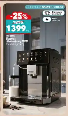 Biedronka Ekspres ciśnieniowy Mpm czarny Sam Cook oferta