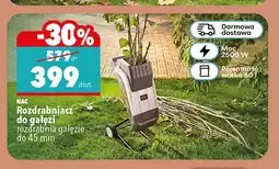 Biedronka Rozdrabniacz do gałęzi rozdrabnia gałęzie do 45 mm Nac oferta
