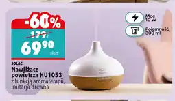 Biedronka Nawilżacz powietrza HU1053 z funkcją aromaterapii imitacja drewna Solac oferta