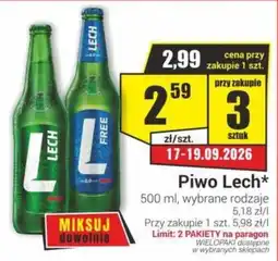 Delikatesy Sezam Piwo Lech* oferta