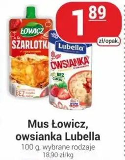 Delikatesy Sezam Mus Łowicz, owsianka Lubella oferta