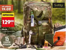 Biedronka Plecak z wyposażeniem oferta