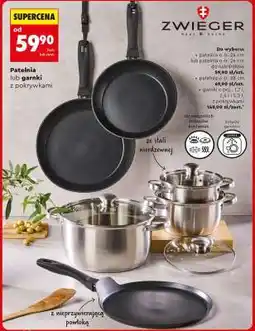 Biedronka Patelnia lub garnki z pokrywkami oferta