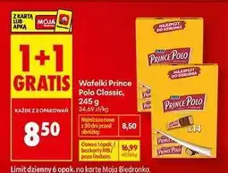 Biedronka Wafelki Prince Polo Classic, 245 g oferta
