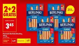 Biedronka Parówki Berlinki Morliny, 315 g oferta