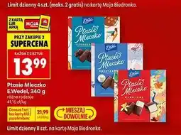 Biedronka Ptasie Mleczko E.Wedel 340 g różne rodzaje oferta
