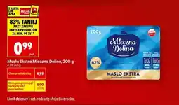Biedronka Masło Ekstra Mleczna Dolina 200 g oferta