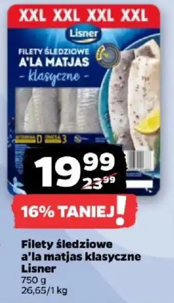 Filety śledziowe a'la matjas klasyczne Lisner