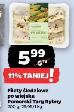 Netto Filety śledziowe po wiejsku oferta