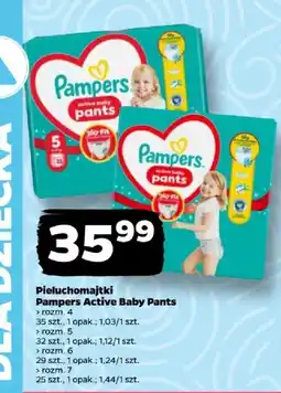 Netto Pieluchomajtki Pampers Active Baby Pants oferta