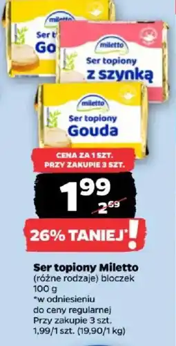 Netto Ser topiony Miletto oferta