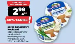 Netto Serek kanapkovy Hochland oferta