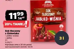 Netto Sok tłoczony z Zieleniaka oferta