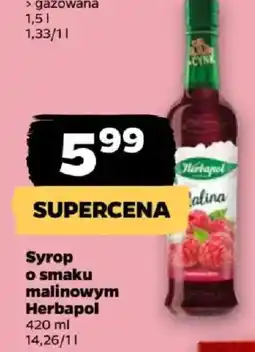 Netto Syrop o smaku malinowym Herbapol oferta