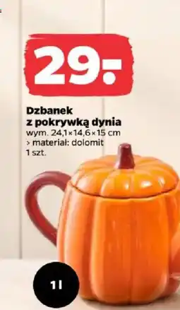 Netto Dzbanek z pokrywką dynia oferta