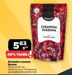 Netto Żurawina suszona Sereno oferta