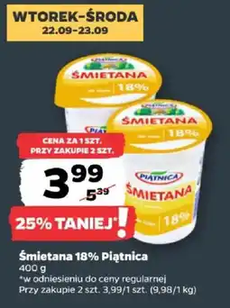 Netto Śmietana 18% Piątnica oferta