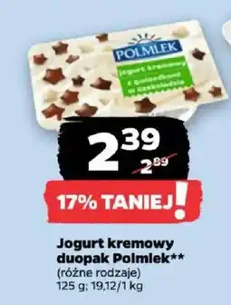 Netto Jogurt kremowy duopak Polmlek oferta