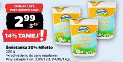 Netto Śmietanka 30% Miletto oferta