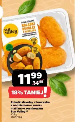 Netto Roladki devolay z kurczaka z nadzieniem o smaku maślano-czosnkowym Sun Valley oferta