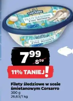 Netto Filety śledziowe w sosie śmietanowym Corsarro oferta