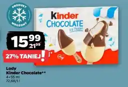 Netto Lody Kinder Chocolate oferta