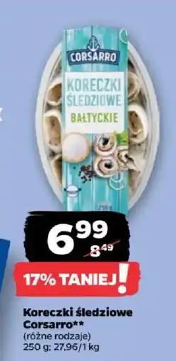 Netto Koreczki śledziowe Corsarro oferta