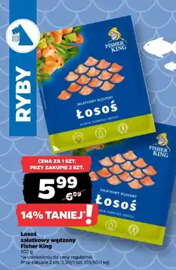 Netto Łosoś sałatkowy wędzony Fisher King oferta