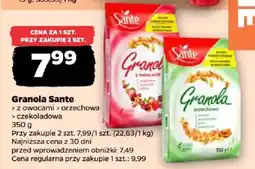 Netto Granola Sante z owocami orzechowa czekoladowa oferta