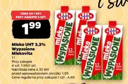 Netto Mleko UHT 3,2% Wypasione Mlekovita oferta