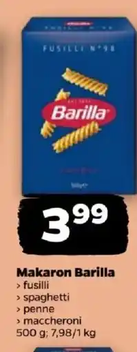 Netto Makaron Barilla oferta