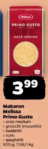 Netto Makaron Melissa Primo Gusto oferta