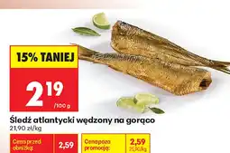 Biedronka Śledź atlantycki wędzony na gorąco oferta