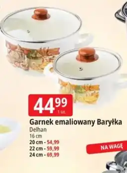 E.Leclerc Garnek emaliowany Baryłka Delhan oferta
