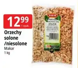 E.Leclerc Orzechy solone /niesolone Makar oferta