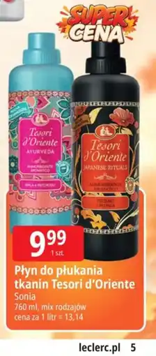E.Leclerc Płyn do płukania tkanin Tesori d'Oriente Sonia oferta