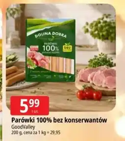 E.Leclerc Parówki 100% bez konserwantów GoodValley oferta